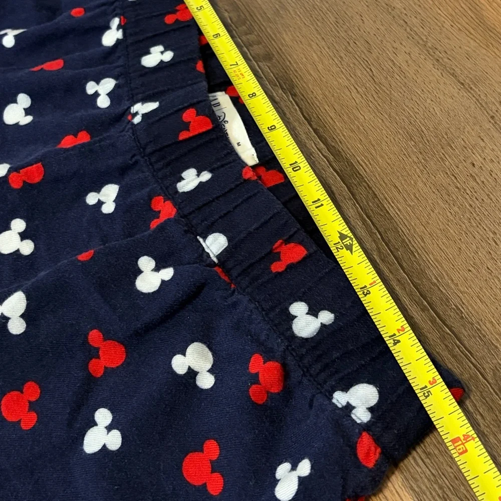 WomensGAP Navy Jogger Pajama Pants with Red & White Mickey Heads Size Medium - Picture 10 of 10